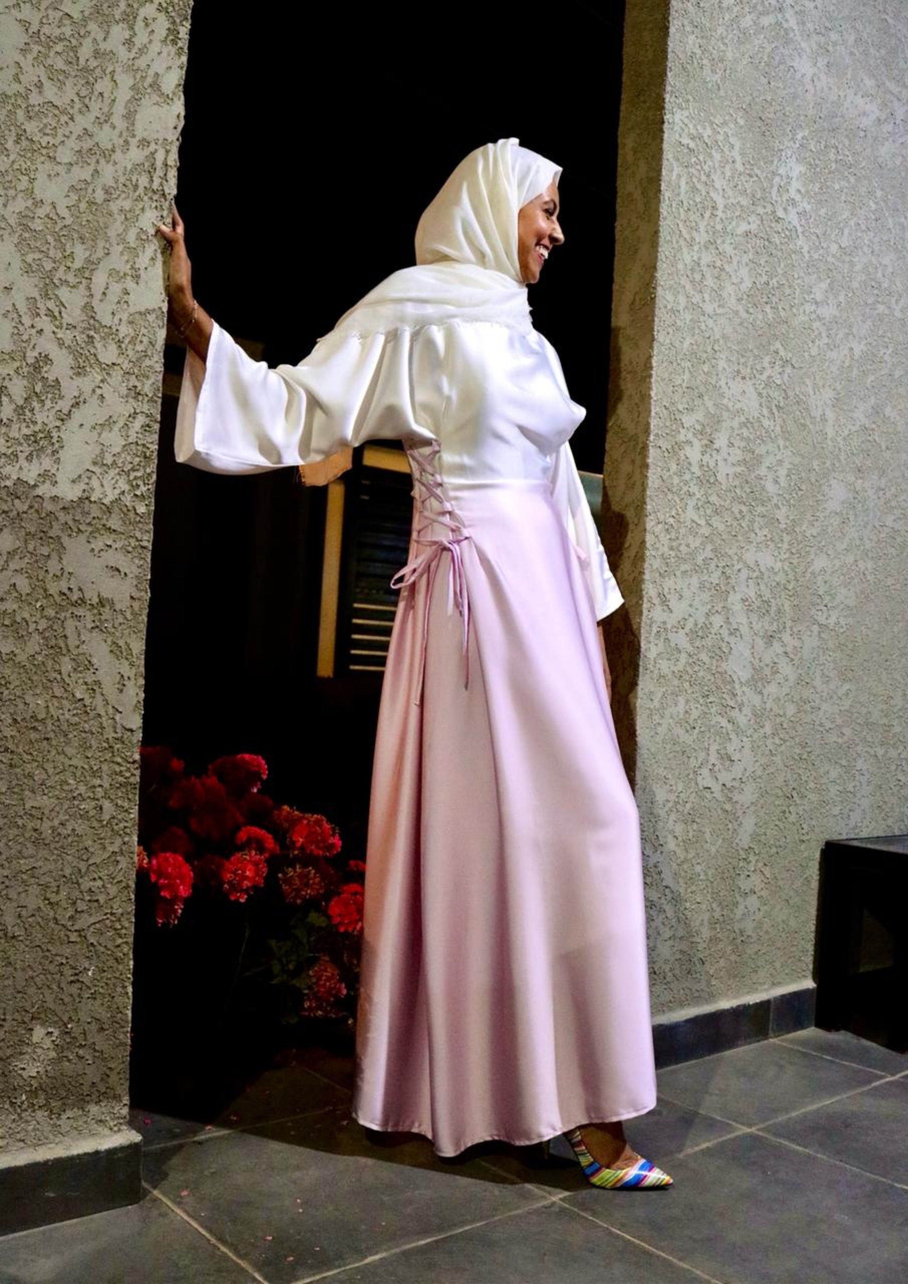 Hadeel in Dusty Pink