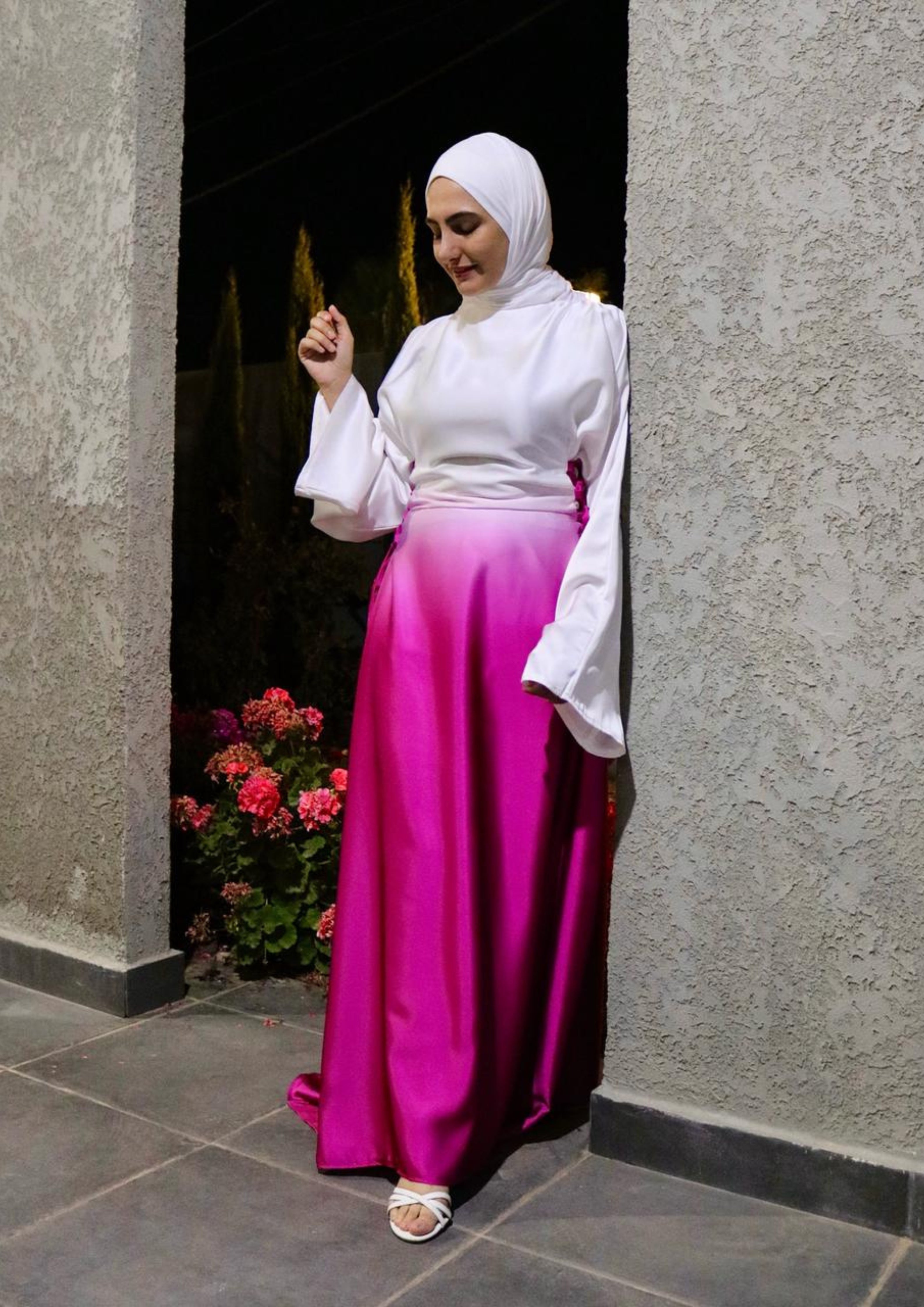 Hadeel in Fuchsia