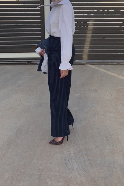Scallop Collar Blouse